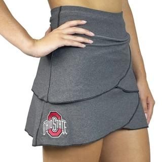 オハイオステイト・バックアイズ レディース ペットal パフォーマンス Skort - チャコール