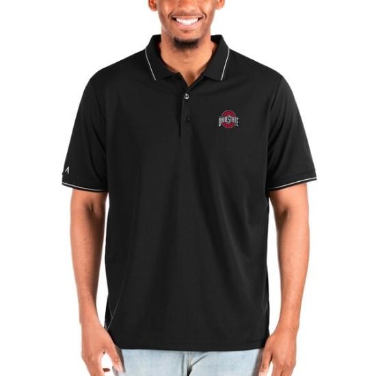 オハイオステイト・バックアイズ アンティグア Affluent ビッグ & トール ポロ - ブラッ - NBAグッズ バスケショップ通販専門店  ロッカーズ