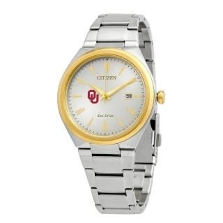 オクラハマ・スーナーズ Citizen Eco-ドライブ ツー-トーン ウォッチ - シルバー/ゴー