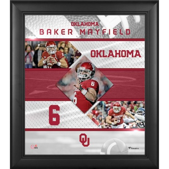 Baker Mayfield オクラハマ・スーナーズ ファナティクス オーセンティック フレーム 1 - NBAグッズ バスケショップ通販専門店  ロッカーズ