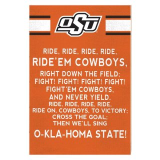 Oklahoma ơ Cowboys 23'' x 34'' Fight Sg   ͥ