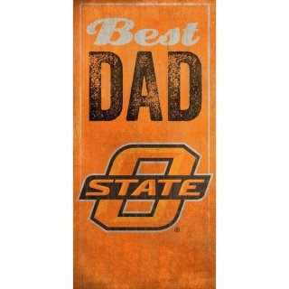 Oklahoma ơ Cowboys 6'' x 12'' Best Dad  ͥ
