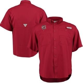 サウスカロライナ・ゲームコックス Columbia PFG Tamiami シャツ - ガーネット