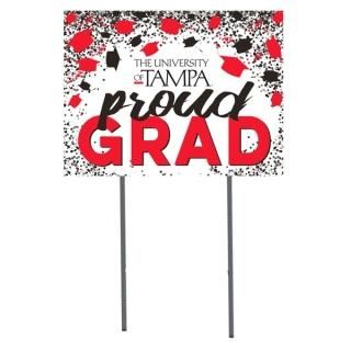 Tampa Spartans 18" x 24" プロud Grad Yard サイン
