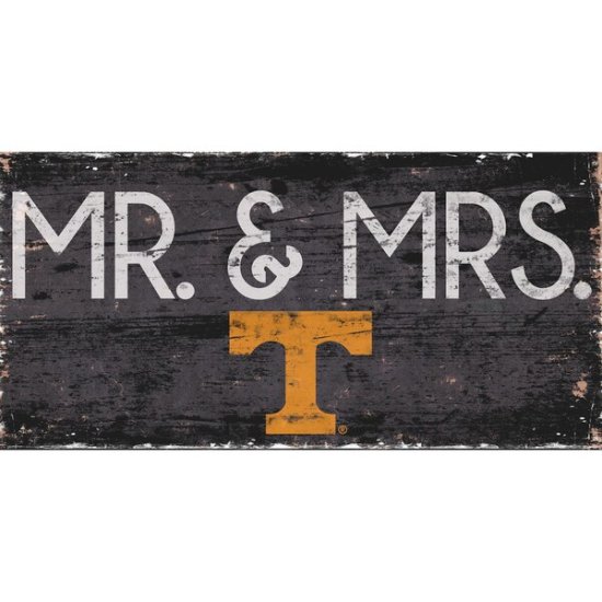 Tennessee Volunteers 6'' x 12'' Mr. & Mrs.  ᡼