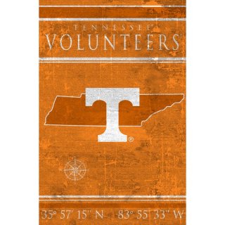 Tennessee Volunteers 17'' x 26''  Coordinåes  ͥ