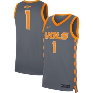 #1 Tennessee Volunteers Nike レプリカ ジャージー - グレー