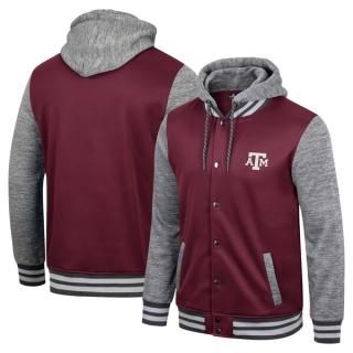 テキサスA&M・アギーズ コロッセオ Robinsオン パーカー フル-Snap ジャケット - M