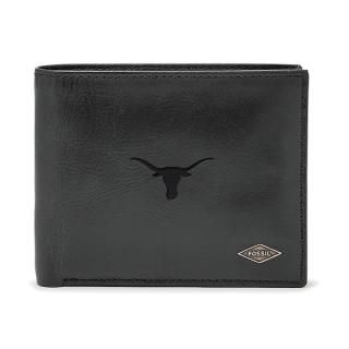 テキサス・ロングホーンズ フォスil Ryan RFID Passcase - ブラック