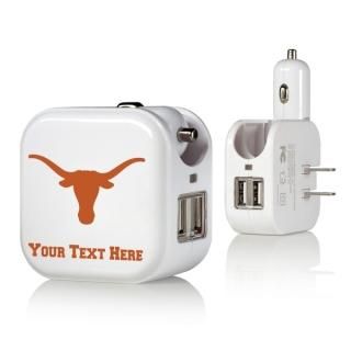 テキサス・ロングホーンズ パーソナライズ 2-In-1 USB Charger