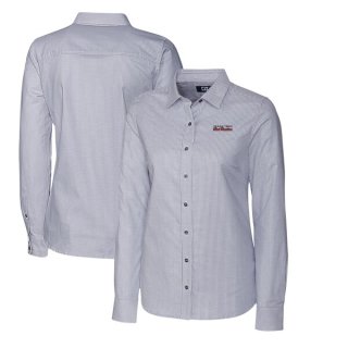 テキサステック・レッドライダース カットter & Buck レディース Oxford ストライプ