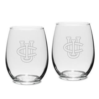 UC Irvine Anteアットers 15オンス(443ml) 2ピース Stemless ワイ