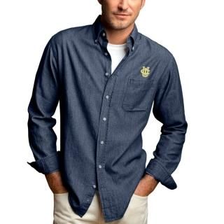 UC Irvine Anteアットers Hudsオン Denim ロングスリーブ ボタン-ダウン