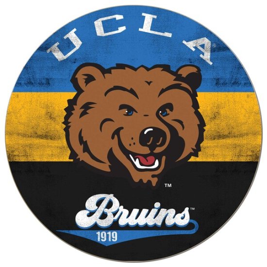 UCLA・ブルーインズ 20'' x 20'' レトロ ロゴ 丸 サイン - NBAグッズ バスケショップ通販専門店 ロッカーズ