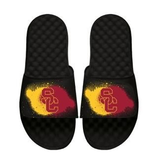 USC・トロージャンズ Iスライド ユース Spray ペイント スライド サンダル - ブラック