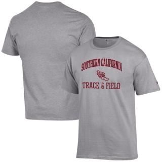USC・トロージャンズ チャンピオン トラック & フィールド アイコン Tシャツ - グレー
