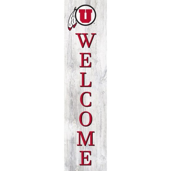 Utah Utes 48'' Welcome Leaner ᡼