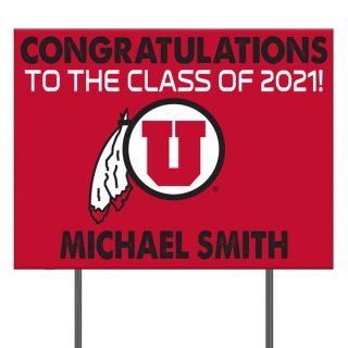 Utah Utes 24'' x 18'' Cgrås Class  2021 ѡ ͥ