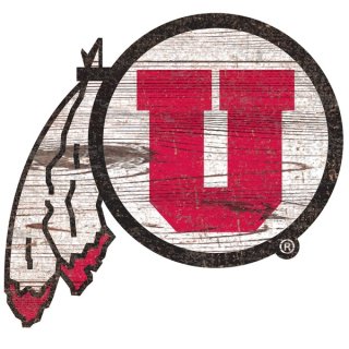Utah Utes 24'' x 24'' Distressed  åȥ  ͥ