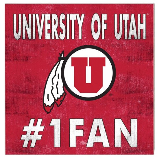 Utah Utes 10'' x 10'' #1 ե ץ顼 ᡼