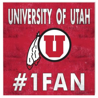 Utah Utes 10'' x 10'' #1 ե ץ顼 ͥ