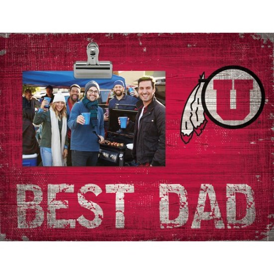 Utah Utes 8'' x 10.5'' Best Dad å ե졼 ᡼