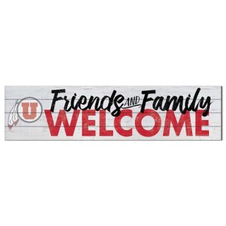 Utah Utes 10'' x 40'' Friends & եߥ꡼ Welcome  ͥ