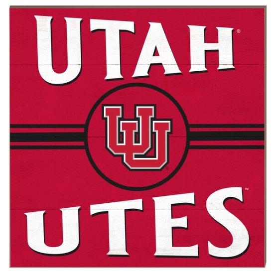 Utah Utes 10'' x 10'' ȥ   ᡼