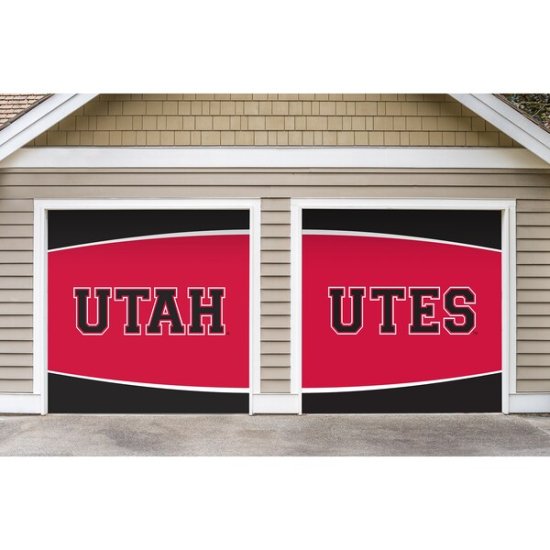 Utah Utes 7' x 8' 2ԡ ץå Garage ɥ Decor ᡼