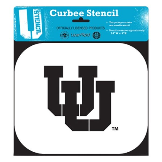 Utah Utes Curbee Stencil ᡼