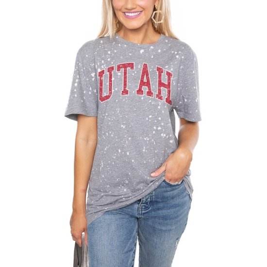 Utah Utes ǥ Bleached Splash-Dyed ԥ - 졼 ᡼