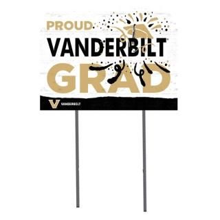 V&erbilt Commodores 18'' x 24'' プロud Grad Yard サイン