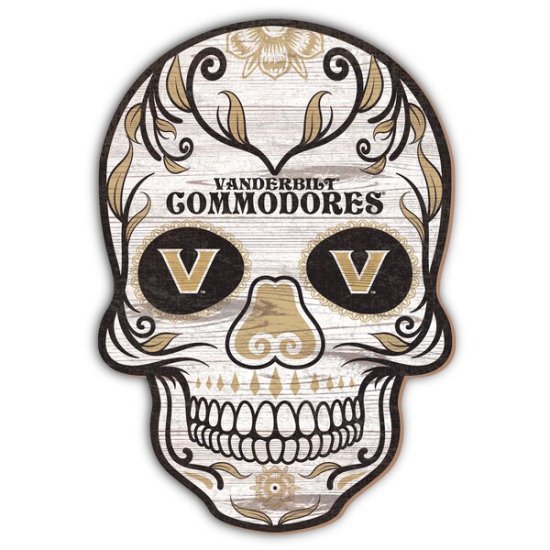 V&erbilt Commodores 12'' Sugar Skull  ᡼