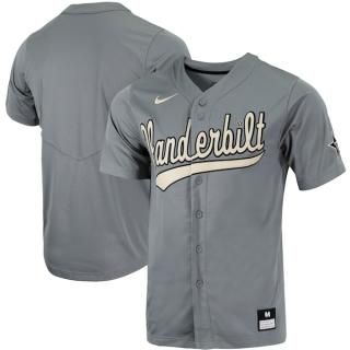 V&erbilt Commodores Nike レプリカ フル-ボタン ベースボール ジャージー