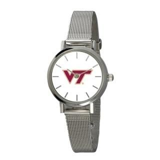 Virginia テック Hokies レディース Plexus ステンレス スティール ウォッチ