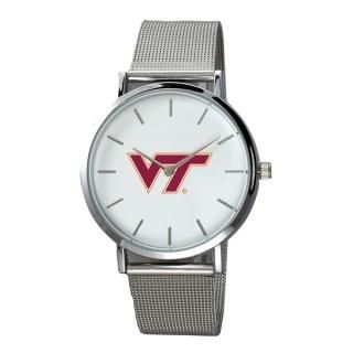 Virginia テック Hokies Plexus ステンレス スティール ウォッチ - シルバー