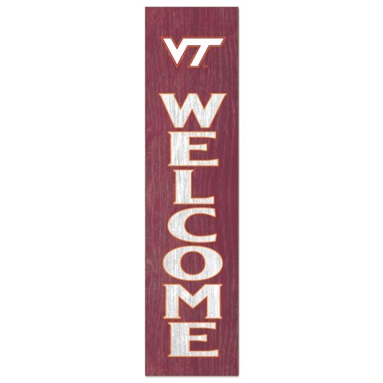 Virginia ƥå Hokies 12'' x 48'' Welcome Leaner ᡼