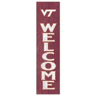 Virginia ƥå Hokies 12'' x 48'' Welcome Leaner ͥ