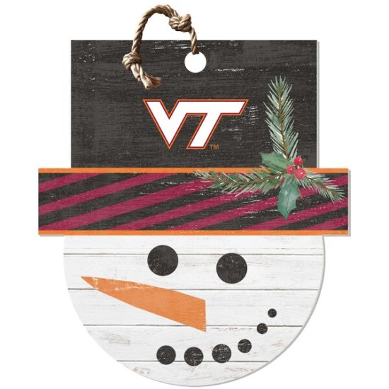 Virginia ƥå Hokies 18'' x 20'' Snowman  ᡼