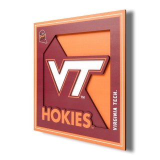 Virginia ƥå Hokies 12'' x 12'' 3D    ͥ