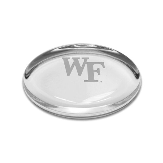 Wake Forest Dem Deacs Oval Paperweight ᡼