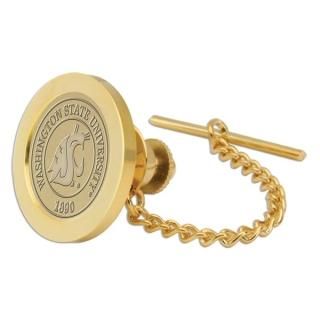 ワシントンステイト・クーガーズ ゴールド ネクタイ Tack Lapel ピン
