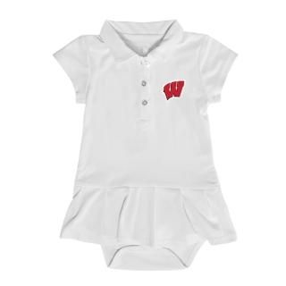 ウィスコンシン・バジャーズ Garb ガール キッズ カーoライン キャップ スリーブ ポロ ドレス