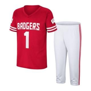 ウィスコンシン・バジャーズ コロッセオ ユース Football ジャージー & パンツ セット -