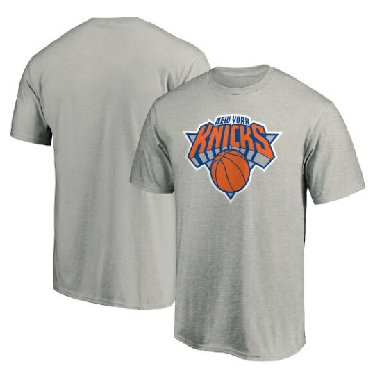 ニューヨークニックス ファナティクス ブランド ロゴ Tシャツ - ヘザー グレー - NBAグッズ バスケショップ通販専門店 ロッカーズ