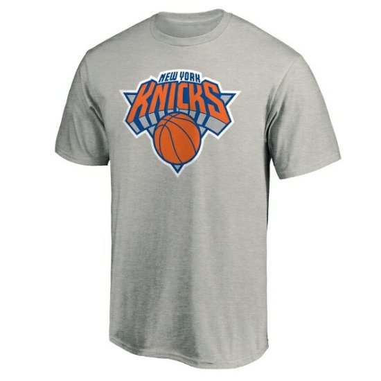 ニューヨークニックス ファナティクス ブランド ロゴ Tシャツ - ヘザー グレー - NBAグッズ バスケショップ通販専門店 ロッカーズ