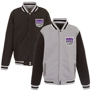 メンズ ジャケット Sacramento Kings JH Design Reversible Wool