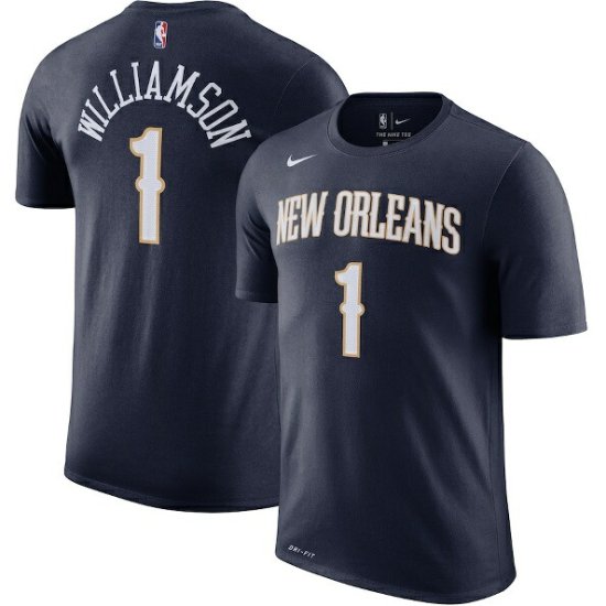 ザイオンウィリアムソン ニューオーリンズペリカンズ Nike 2019/2020 ネーム & ナンバー パフォーマンス Tシャツ - ネイビー -  NBAグッズ バスケショップ通販専門店 ロッカーズ