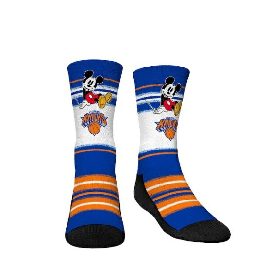 Mickey マウス ニューヨークニックス Rock Em ソックス Yアウトh スリー-パック Disney クルー ソックス セット - ブルー  - NBAグッズ バスケショップ通販専門店 ロッカーズ