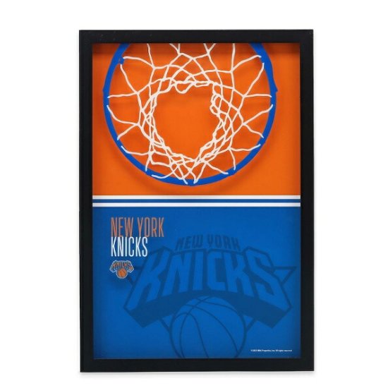ニューヨークニックス 12'' x 17'' ガラス フレーム サイン - NBA